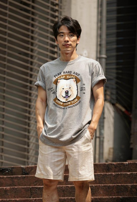 Cream White Chow Chow Unisex T-shirt