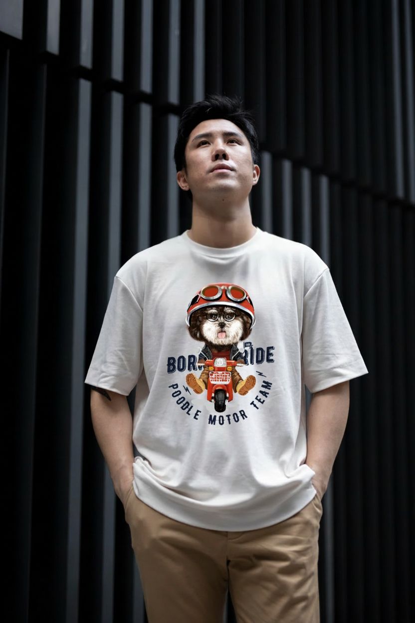 Poodle Motor Team Unisex T-shirt
