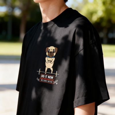 Do It Now Pug Unisex T-shirt