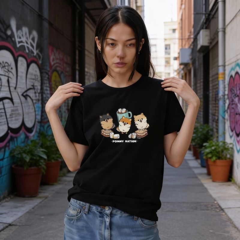 Pommy Nation Pomeranian Unisex T-shirt