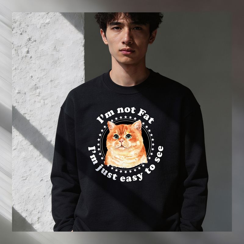 I'm Not Fat Crew Neck Sweater