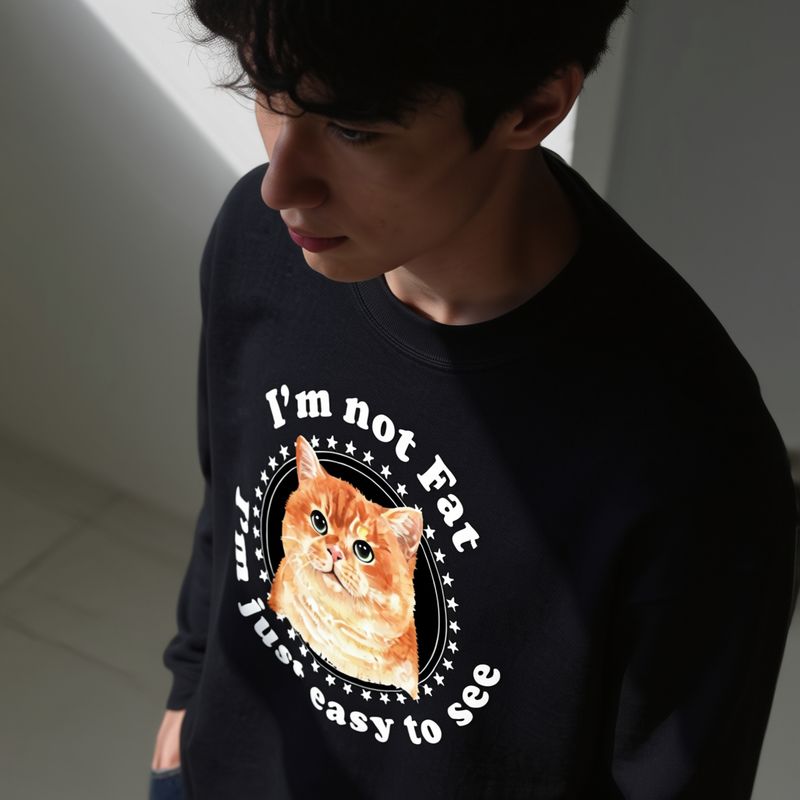 I'm Not Fat Crew Neck Sweater