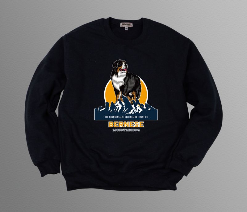 Bernese Mountain Dog Crew Neck Sweater