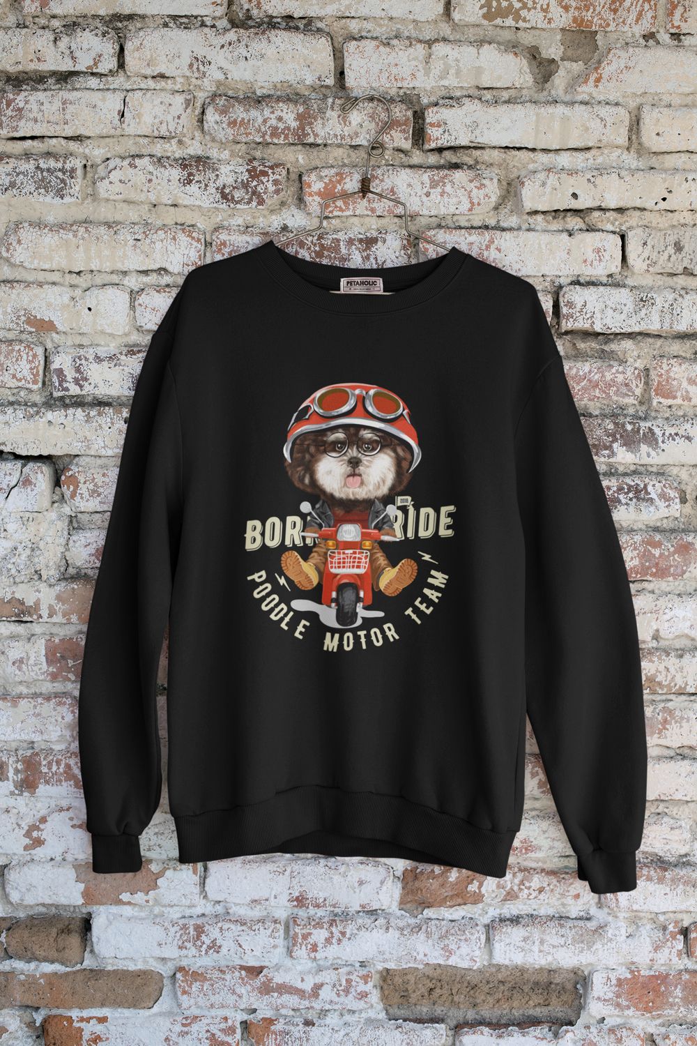 Poodle Motor Team Crew Neck Sweater