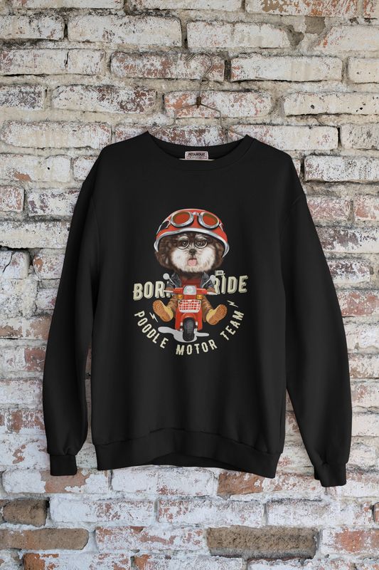 Poodle Motor Team Crew Neck Sweater
