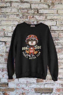 Poodle Motor Team Crew Neck Sweater
