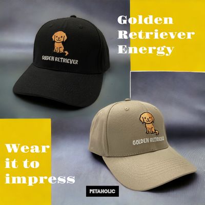 Golden Retriever Embroidery Baseball Cap