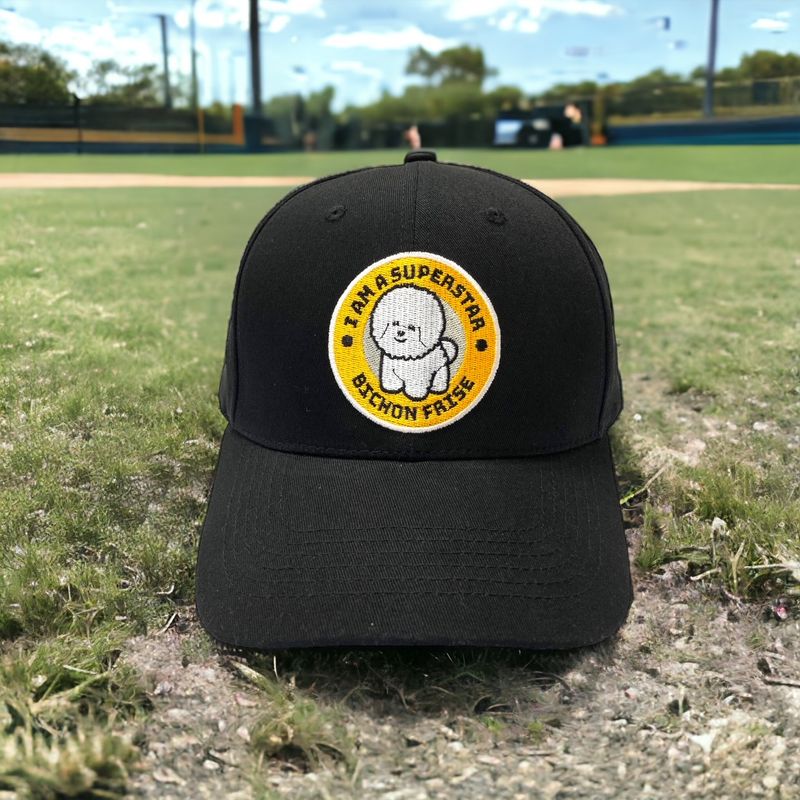 Bichon Frise I Am A Superstar Embroidery Baseball Cap