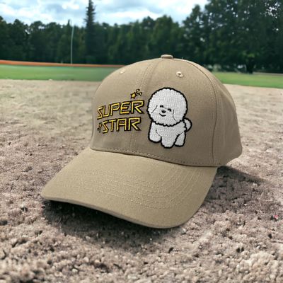 Bichon Superstar Embroidery Baseball Cap