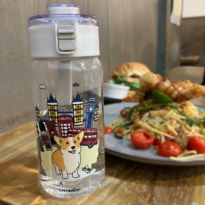 Corgi UK- 550ml Travel Water Bottle