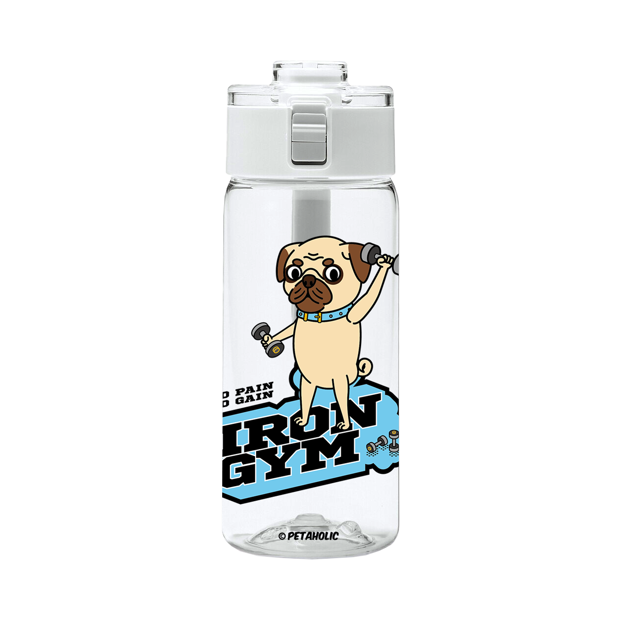 Pug NPNG - 550ml Travel Water Bottle