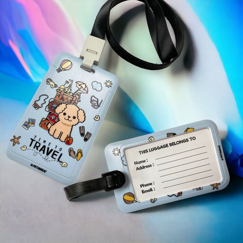 Poodle Time to Travel Multi Purpose Card Holder