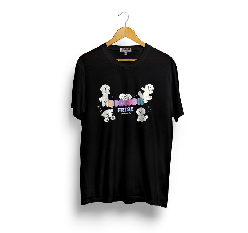 Rainbow Bichon Frise Unisex T-shirt