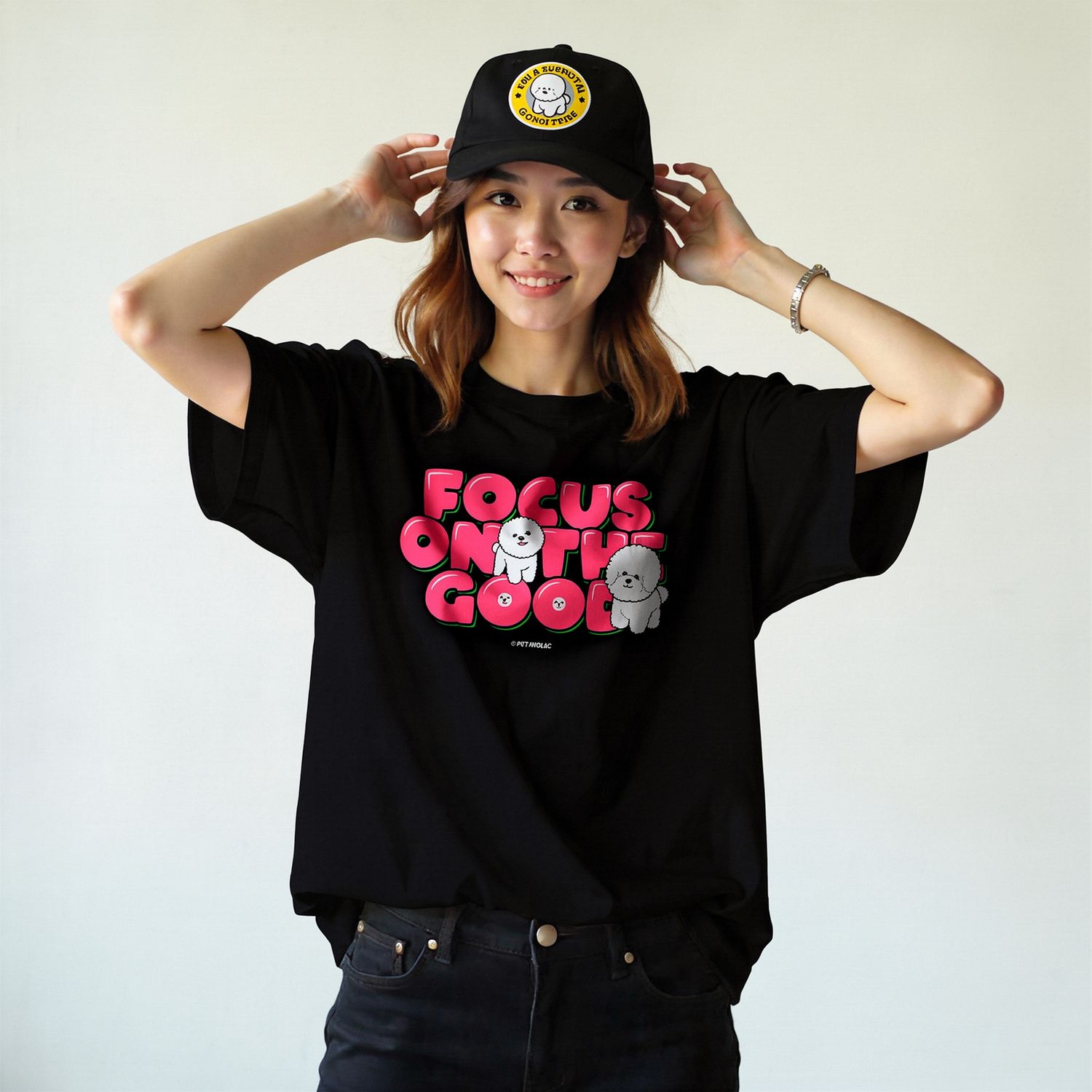 Focus On The Good Bichon Frise Unisex T-shirt