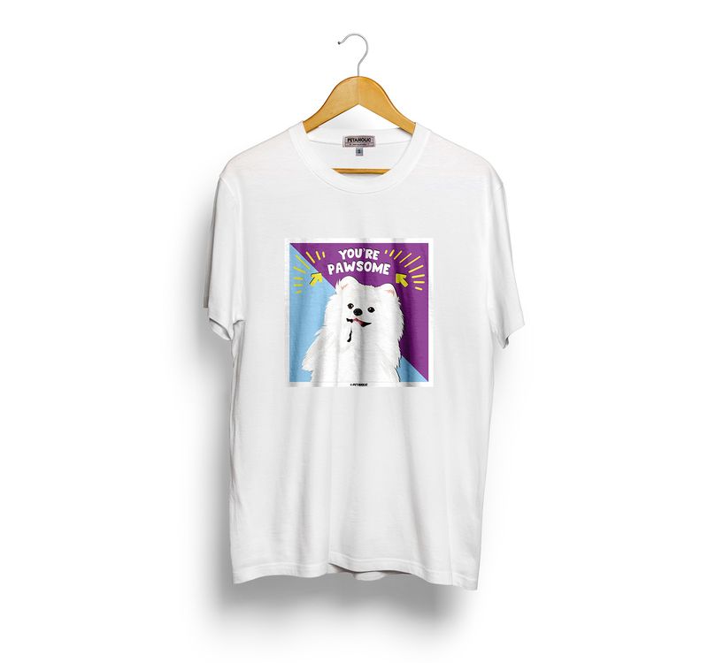 YOU'RE PAWSOME Pomeranian Unisex T-shirt