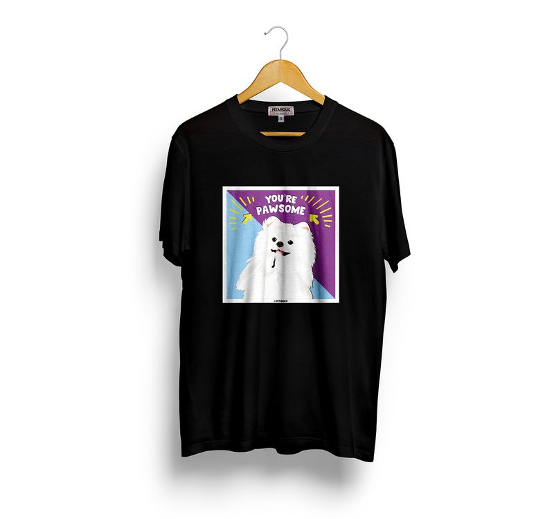 YOU'RE PAWSOME Pomeranian Unisex T-shirt