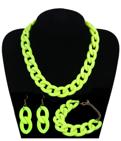 Acrylic Long Chain Necklace
