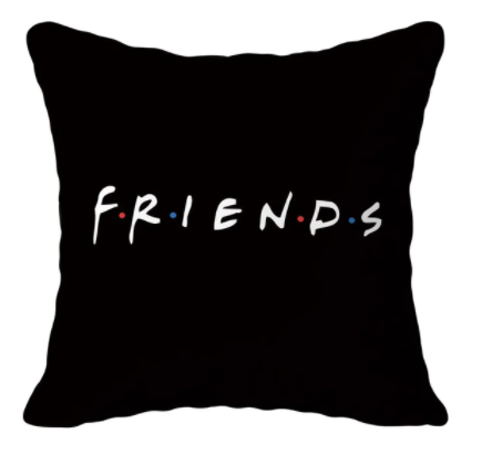 Black Friends Pillow case