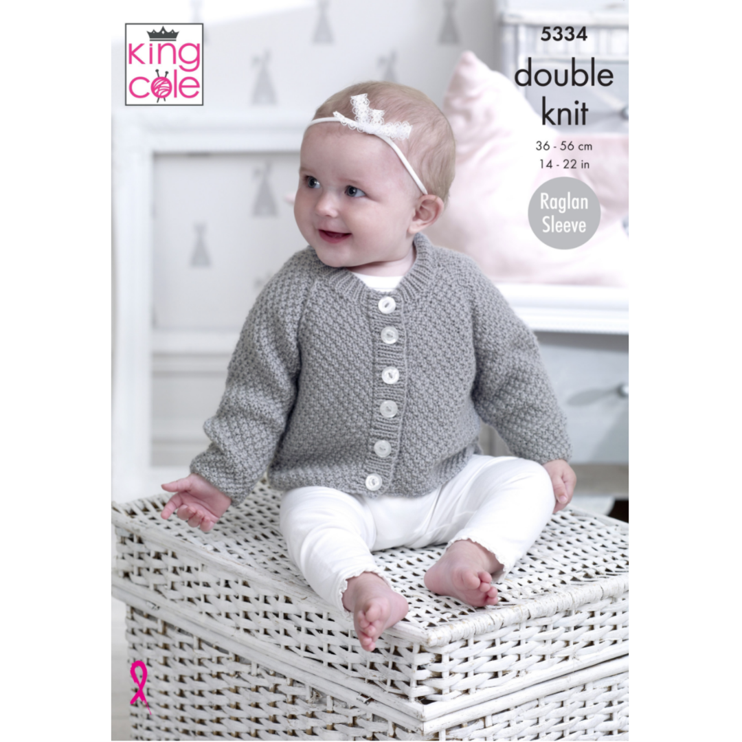 King Cole Cardigans and Sweater in Comfort DK (5334)- Leaflet King Cole Cardigans and Sweater in Comfort DK (5334)- Leaflet