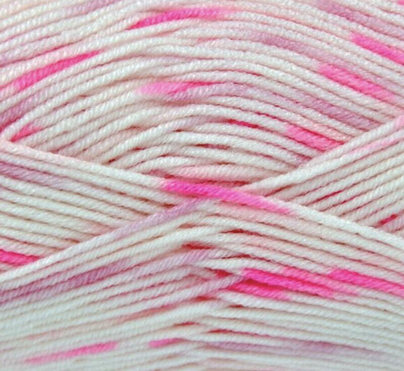 King Cole Cherish Dash DK 100g 2722 Pink FIzz