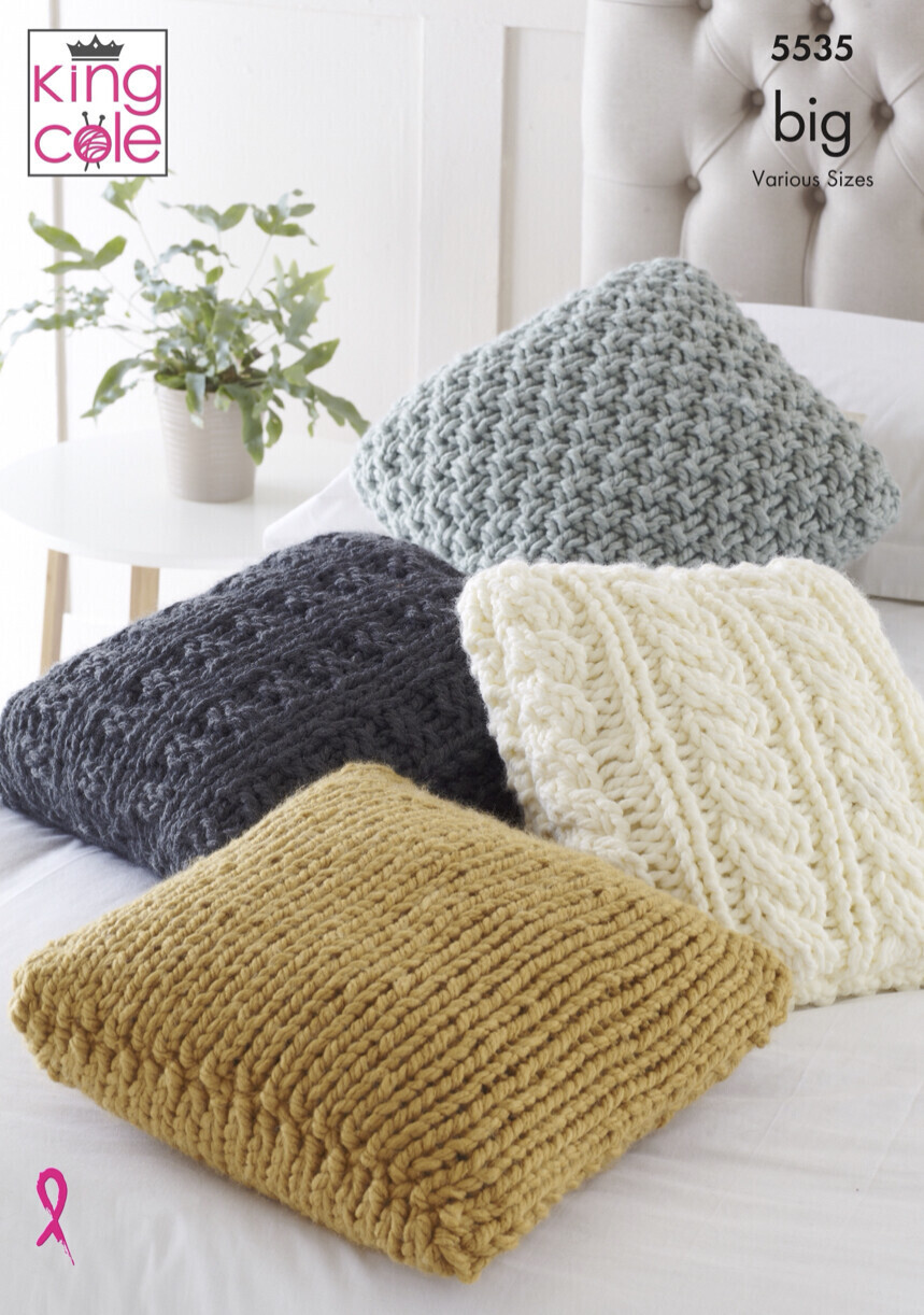 King Cole 5535 Cushions in Big Value BIG (leaflet)