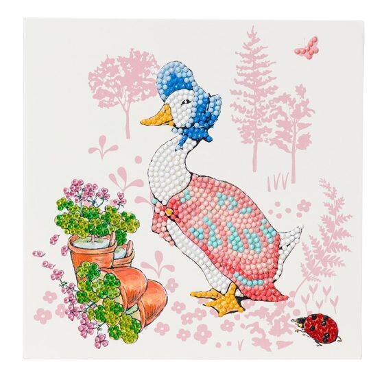 Jemima Puddle-Duck 18x18cm Crystal Art Card Jemima Puddle-Duck 18x18cm Crystal Art Card