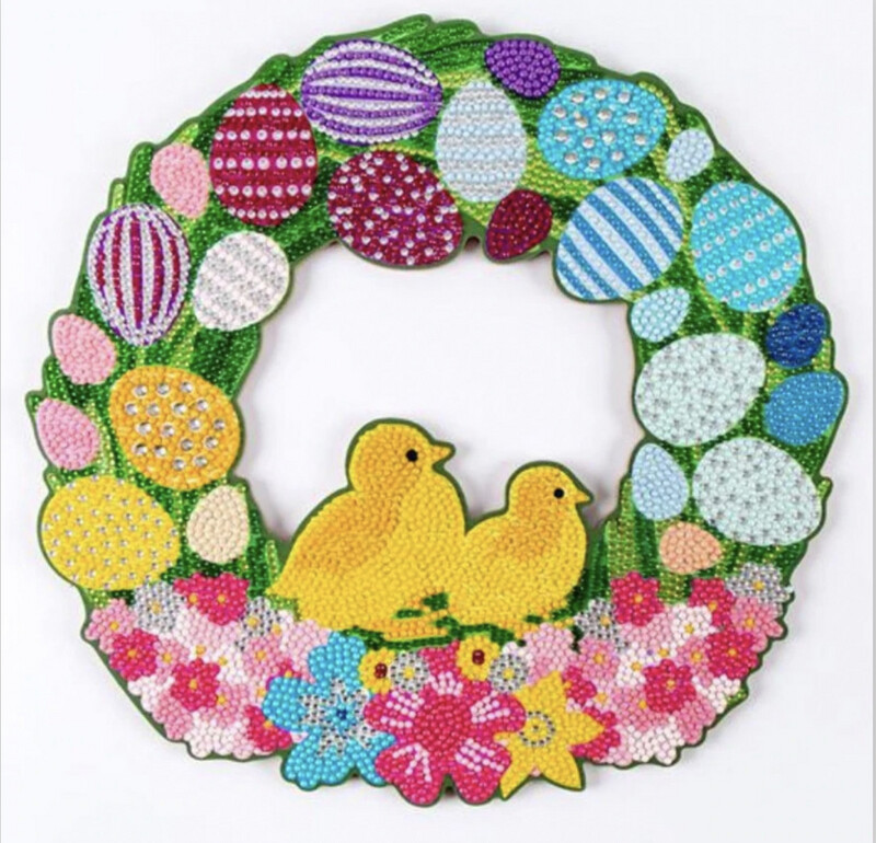 Crystal Art Little Chicks Wreath Crystal Art Little Chicks Wreath