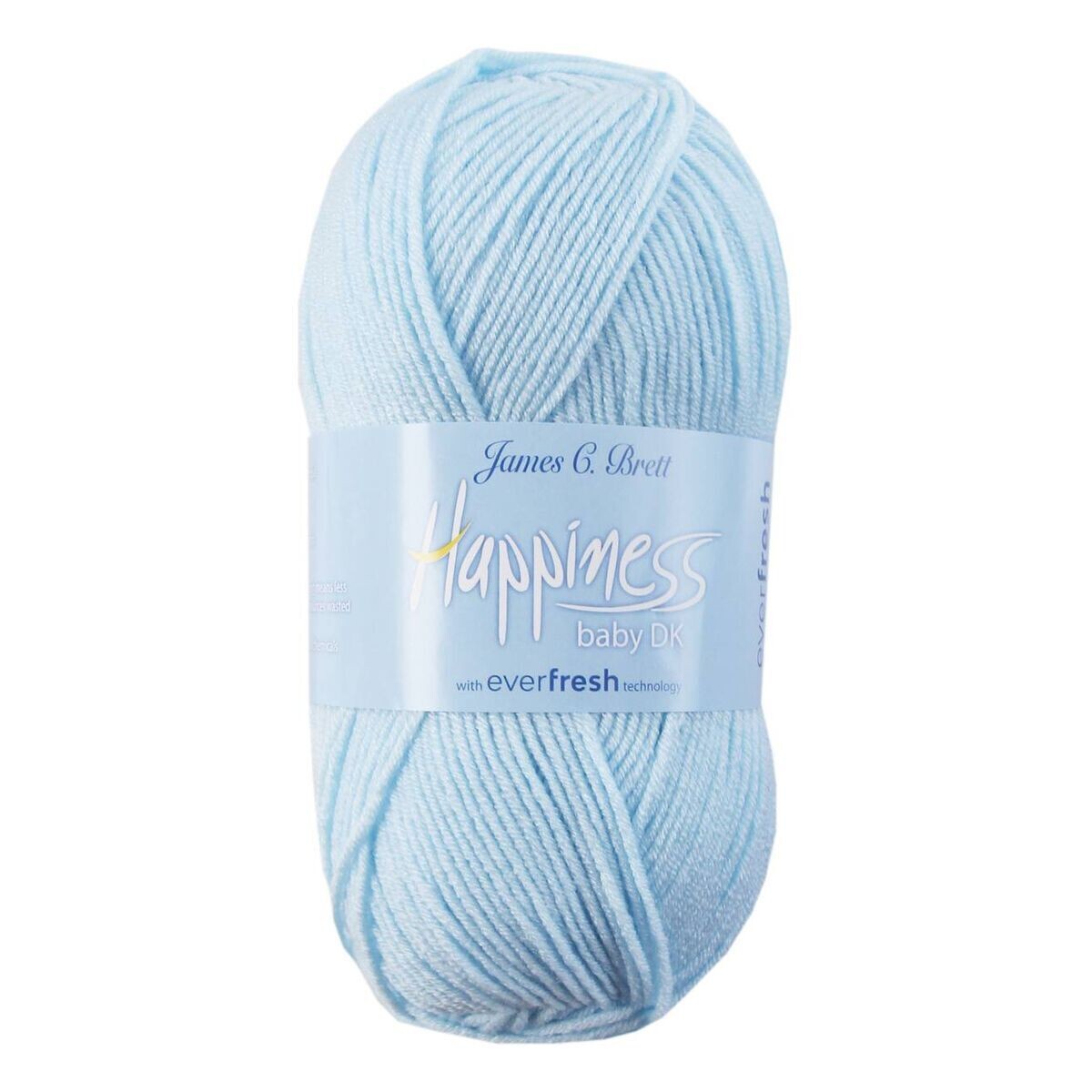 James C. Brett Happiness DK Yarn 100g James C. Brett Happiness DK Yarn 100g, Colour: Powder Blue (HP05)