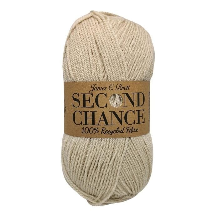 James C. Brett Second Chance DK - 100g Ball James C. Brett Second Chance DK - 100g Ball, Colour: Natural (SC06)