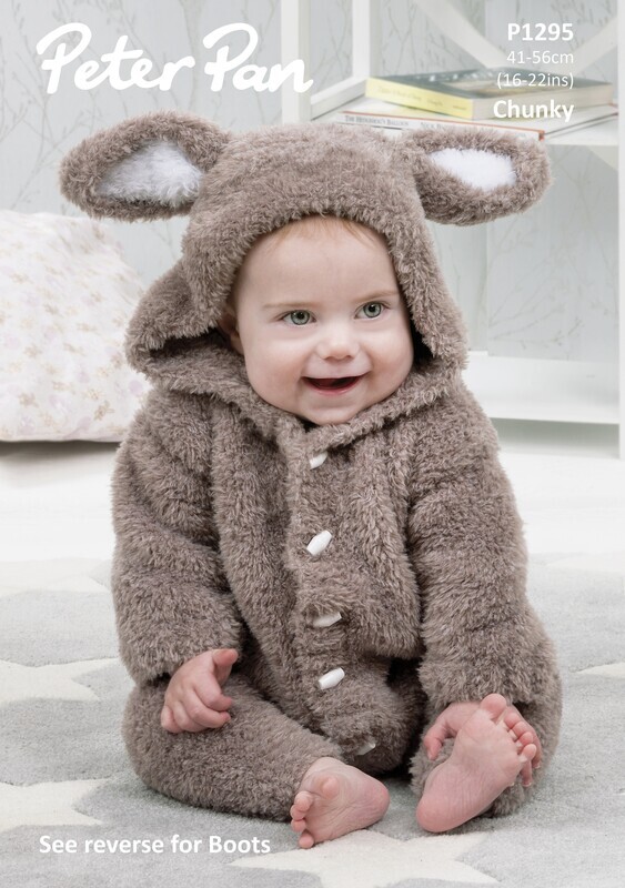 Peter Pan Precious Chunky - Bunny Onesie | P1295 (Leaflet)