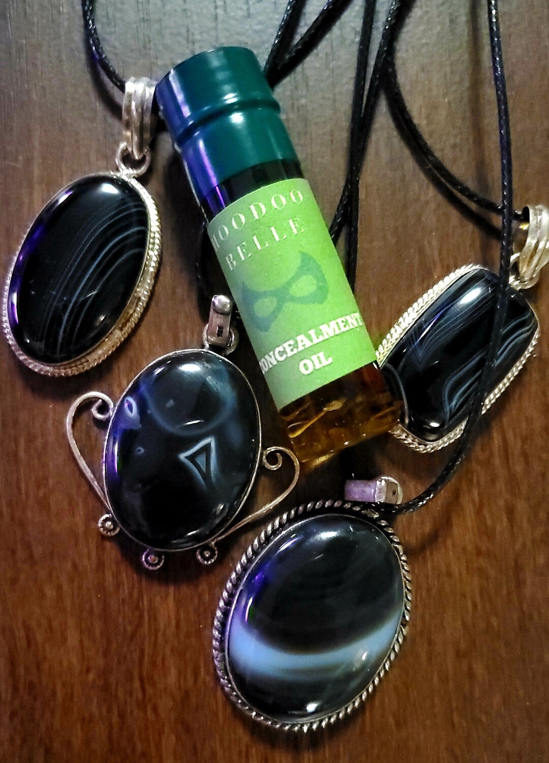 Onyx Invisibility Amulet & Oil