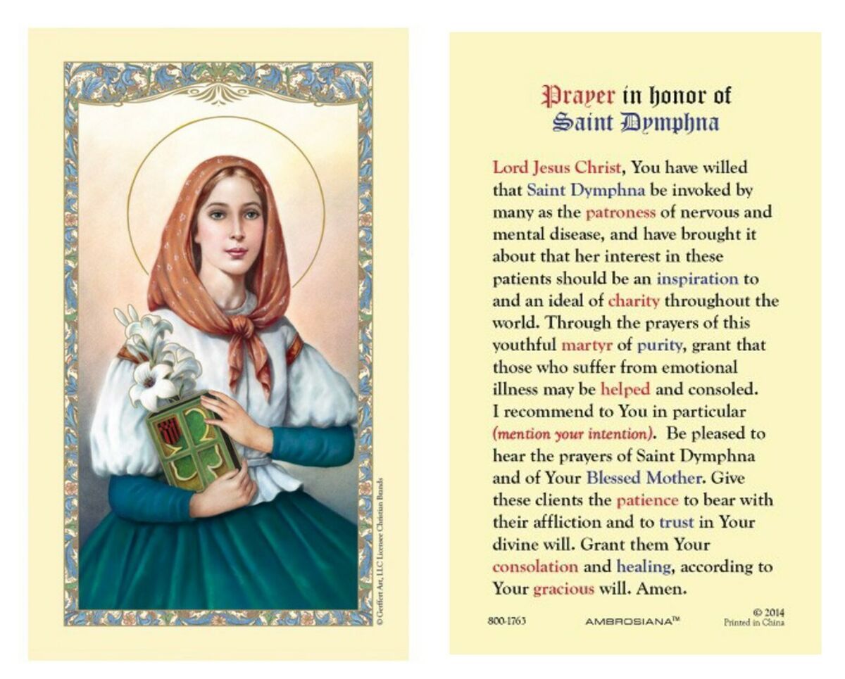 Saint Dymphna // Mental Health Conjure Oil