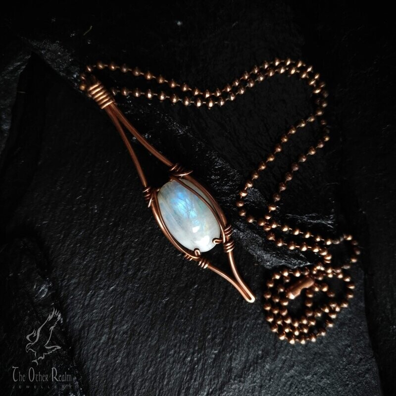 Moonstone Drop Pendant