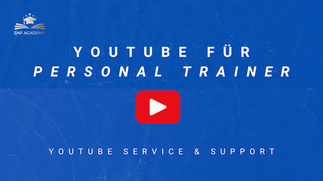 YouTube Kanal erstellen Personal Trainer YouTube Kanal erstellen Personal Trainer
