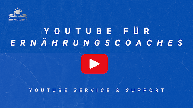 YouTube Kanal Ernährungscoach YouTube Kanal Ernährungscoach