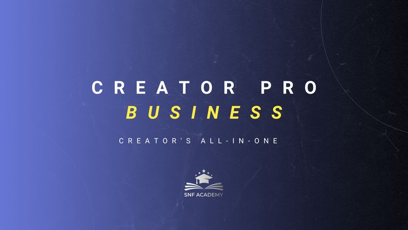 Creator pro Business Creator pro Business