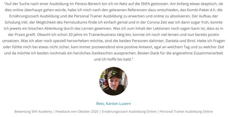 VIP Ernährungscoach Ausbildung