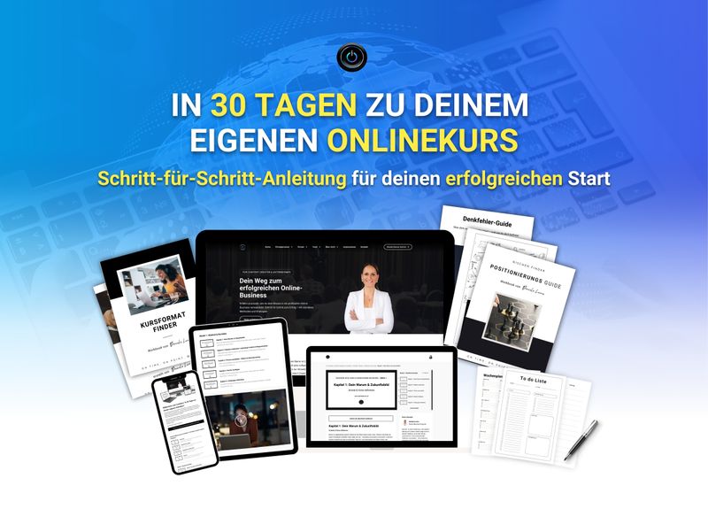 In 30 Tagen zu deinem eigenen Onlinekurs