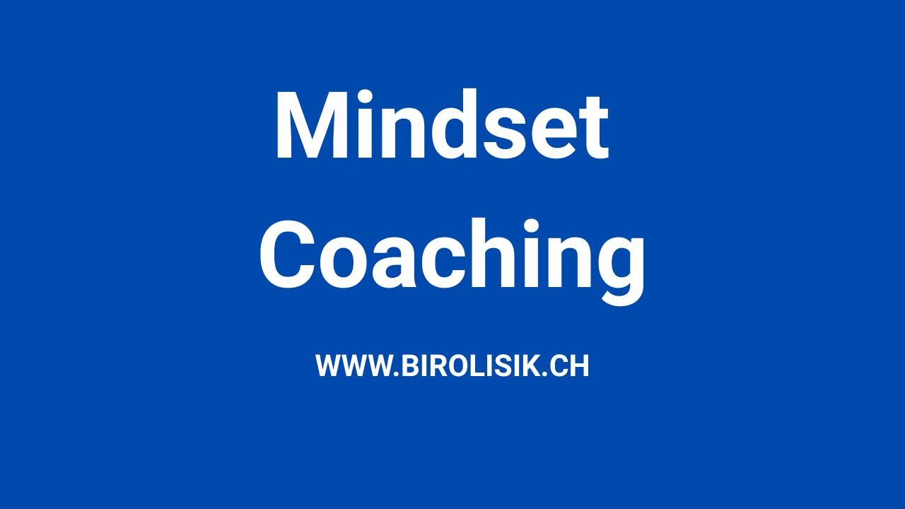 Mindset Coaching 30 Minuten Mindset Coaching 30 Minuten