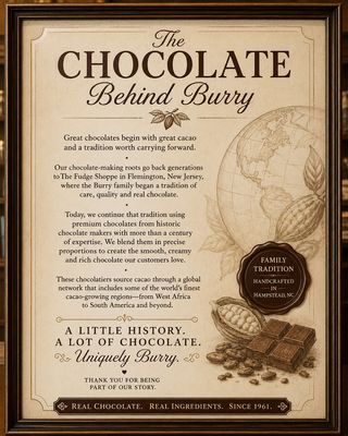 The Chocolate Behind Burry