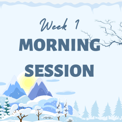 Morning Session 9am-12pm