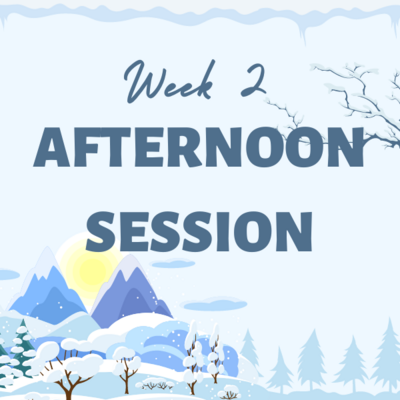 Afternoon Session 1-4pm