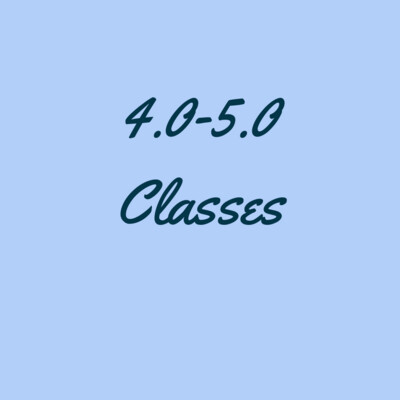 4.0-4.5 Classes (Advanced)