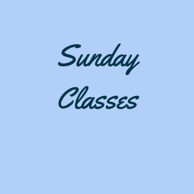 Sunday Classes