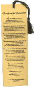 Glory from the Honeycomb Bookmark (click for more info)