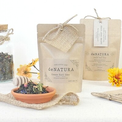 Cream Earl Grey - Craft Pouch