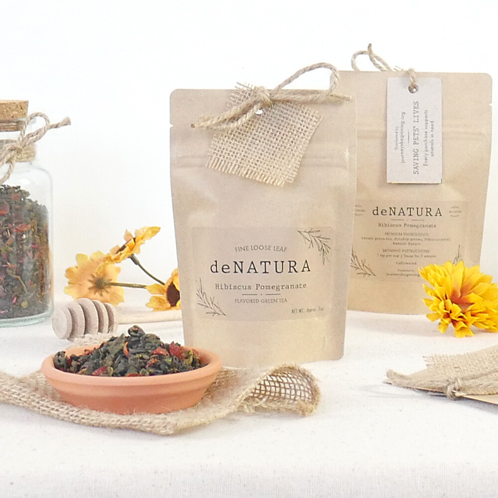 Hibiscus Pomegranate - Craft Pouch