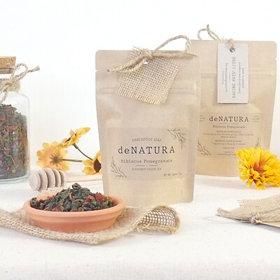 Hibiscus Pomegranate - Craft Pouch