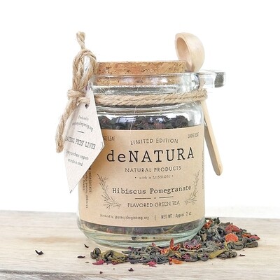Hibiscus Pomegranate - Glass Jar