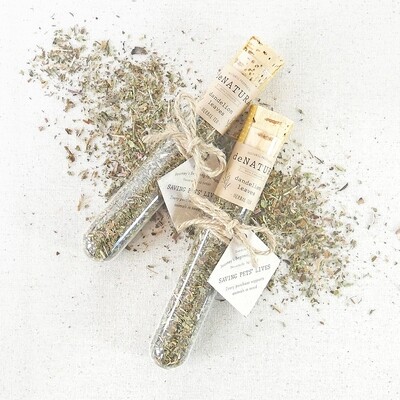 Dandelion Leaves - Single Glass Tube